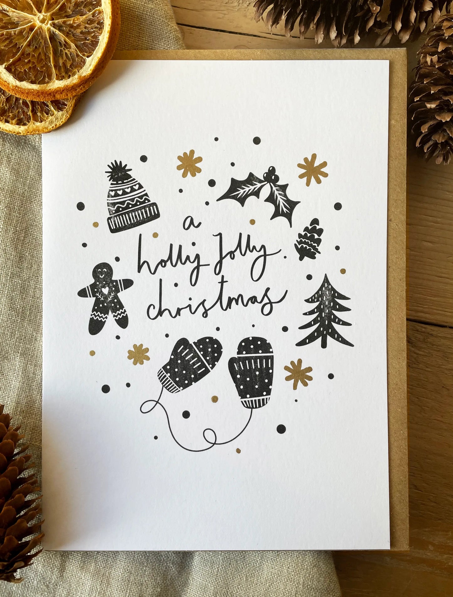 Packung mit 4 Weihnachtskarten