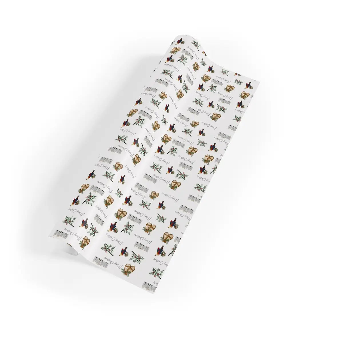 Weihnachts-Geschenkpapier, Dorf-Geschenkpapier