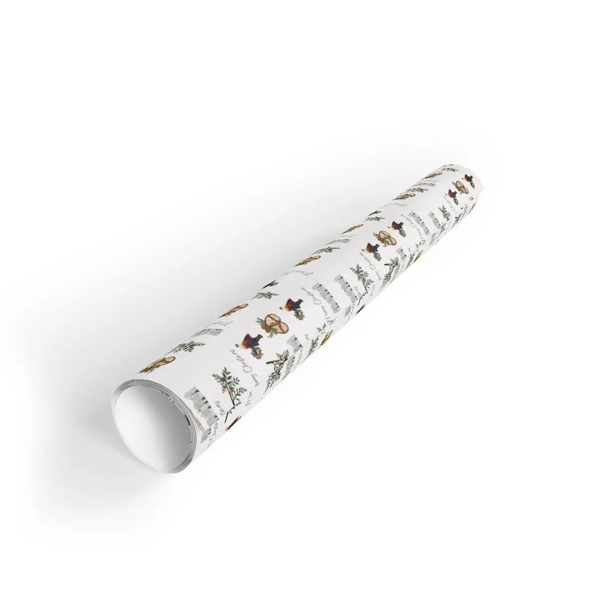 Weihnachts-Geschenkpapier, Dorf-Geschenkpapier