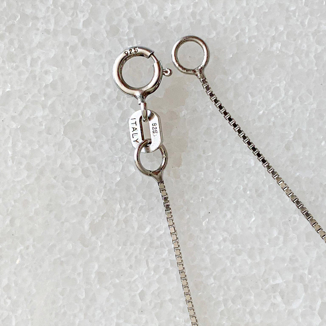 Halskette mit Blumen Anhänger Sterling Silber 925 mit Steinen Echtschmuck