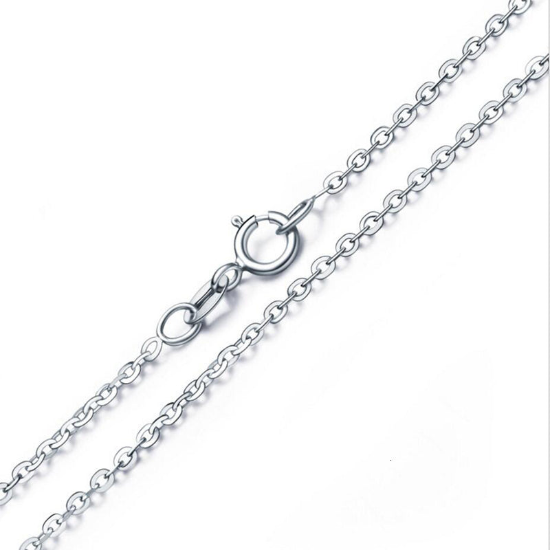 Halskette mit Stein Anhänger Damen Sterling Silber 925 mit Steinen Eschtschmuck